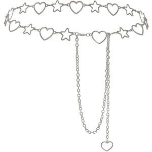 9786 Women's Metal Waist Chain Belt- Adjustable Body For Jeans